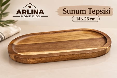 Akasya Sunum Tepsisi 14 × 26 cm