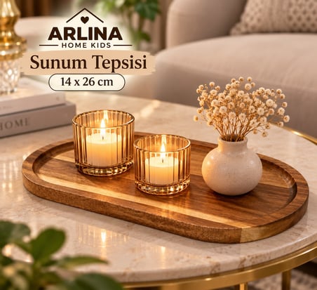 Akasya Sunum Tepsisi 14 × 26 cm