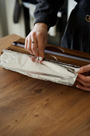 Mien 2 Bölmeli Akasya Streç Folyo Kutusu