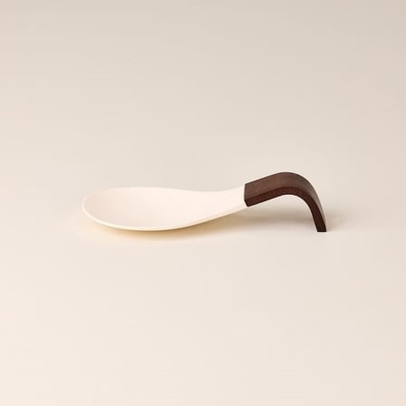 Mien Akasya Kaşık Altlığı - Krem - 10x22x5 cm