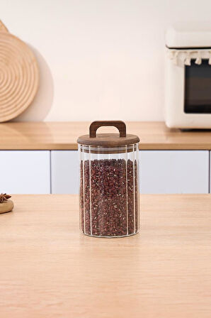 Mien Akasya Kapaklı Baharat Bakliyat Kavanoz 950 ml