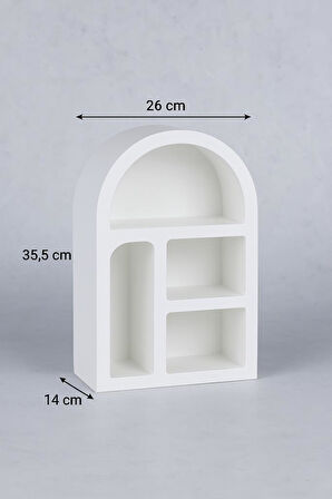 Mien Ahşap Duvara Monte Edilebilen Katlı Mutfak Rafı – Kupa ve Kavanoz Düzenleyici