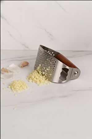 Mien Prateg Akasya Saplı Sarımsak Ezici Ergonomik