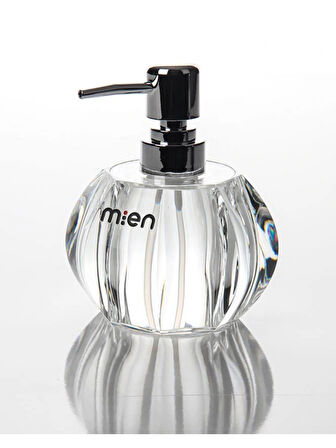 Mien MEN 1545 Akrilik Şeffaf Sıvı Sabunluk 14x7x7 cm