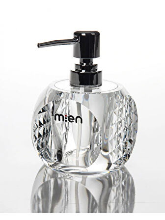 Mien MEN 1550 Akrilik Şeffaf Sıvı Sabunluk 15x8x8 cm