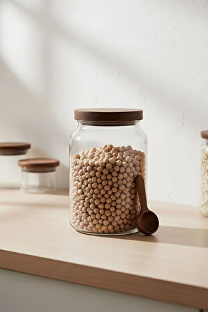 Mien Akasya Mega Cam Bakliyat Kavanozu Saklama Kavanozu 4000ml