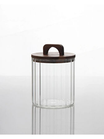 Mien MEN BOR103 Ahşap Kapaklı Kavanoz 1750 cc