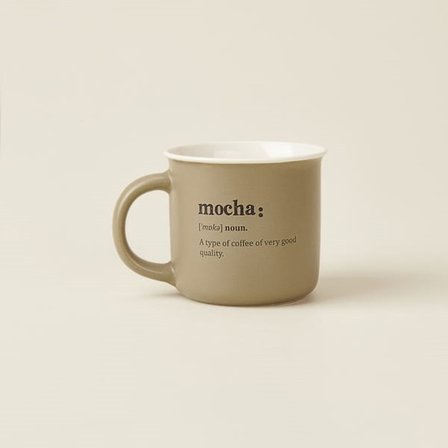 Mien Mocha Motto Kupa - Renkli - 380 ml