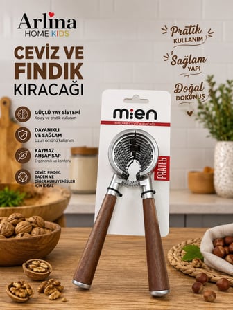 Premium Metal Fındık & Ceviz Kırıcı 