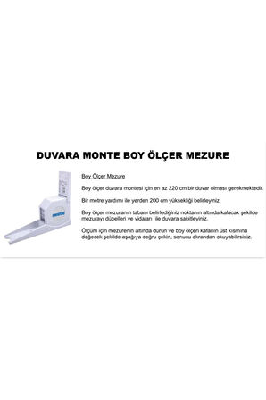 Medikaltec Sw-g06b High Duvara Monte Boy Ölçer