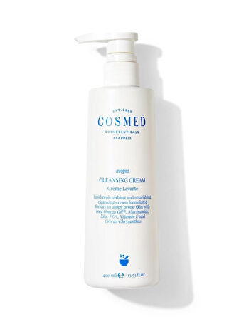 Cleansing Cream - Yüz ve vücut Temizleyici Süt Krem - Creme Lavante - Kuru ve Atopik Eğilimli Ciltler 400 ml