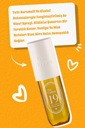 Kadın Vücut Ve Saç Spreyi Body Mist 90 ml |amber, Misk Ve Yasemin Notalı |kalıcı Ve Zarif Koku