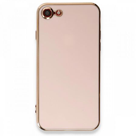iPhone 7 / 8 / SE 2020 Kılıf Luxury Seri Kamera Korumalı Silikon Kapak