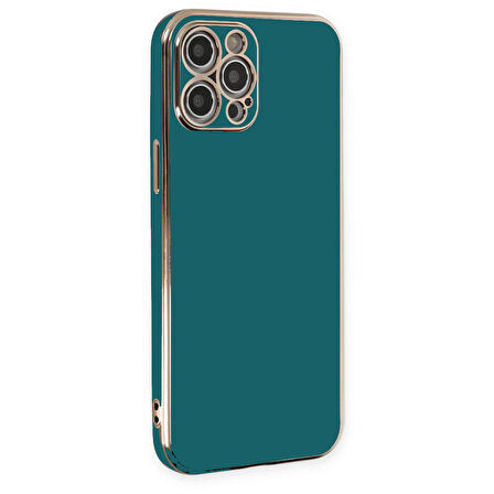 iPhone 12 Pro Kılıf Luxury Seri Kamera Korumalı Silikon Kapak