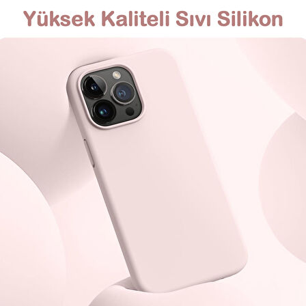 iPhone 13 Pro Max Kılıf Kamera Lensli Lansman Silikon Kapak