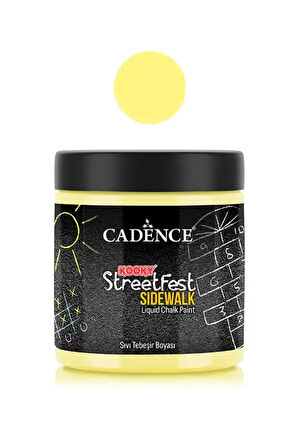 SF02 Sarı Sıvı Tebeşir Boyası 250ML - Cadence Kooky Streetfest
