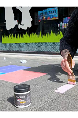 SF09 Siyah Sıvı Tebeşir Boyası 250ML - Cadence Kooky Streetfest