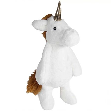 Uyku Arkadaşı Peluş Unicorn Beyaz 50 cm