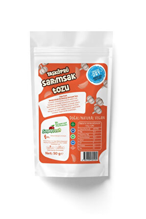 Dondurularak Kurutulmuş Sarımsak Tozu (50G)