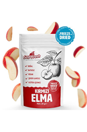 Dondurularak Kurutulmuş Meyve 3'lü Set 3 (Kırmızı Elma 25g, Muz 30g, Kivi 20g)