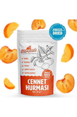 Dondurularak Kurutulmuş Meyve 3'lü Set 4 (Limon 20g, Cennet Hurması 30g, Yeşil Elma 25g)