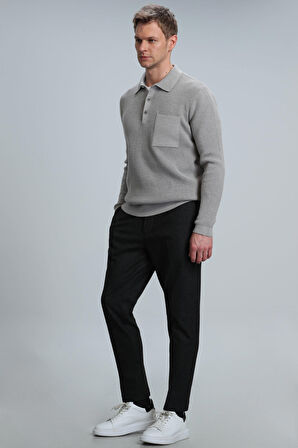 Frank Spor Erkek Chino Pantolon Slim Fit Antrasit