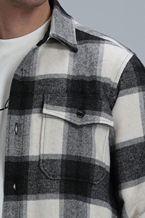 Farmer Erkek Basic Gömlek Comfort Slim Fit Siyah