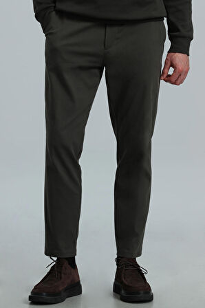 Peter Smart Erkek Chino Pantolon Slim Fit Haki