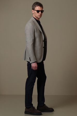 Lotus Smart Jean Erkek Pantolon Slim Fit Mavi