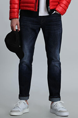 Tyger Smart Jean Erkek Pantolon Slim Fit Mavi