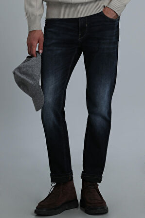 Greg Smart Jean Erkek Pantolon Slim Fit Mavi