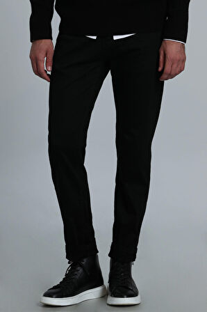 Anton Smart Jean Erkek Pantolon Slim Fit Siyah