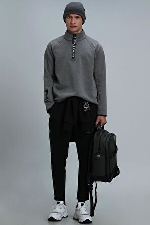 Lufian Erkek Davın Sweatshirt 112030121 Gri
