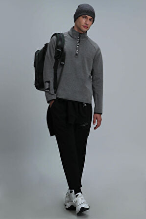 Lufian Erkek Davın Sweatshirt 112030121 Gri