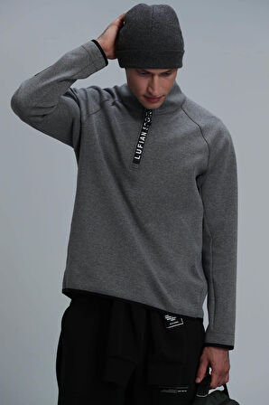 Lufian Erkek Davın Sweatshirt 112030121 Gri