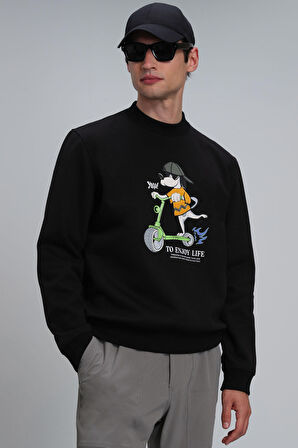 Igor Erkek Sweatshirt Siyah