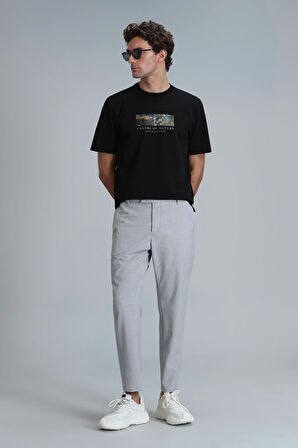 Bıanca Modern Grafik T- Shirt Siyah
