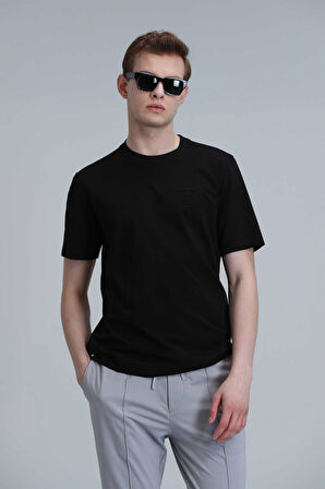Mabel Modern Grafik T- Shirt Siyah
