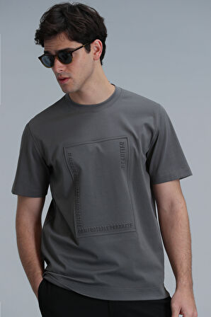 Mabel Modern Grafik T- Shirt Zeytin Yeşili