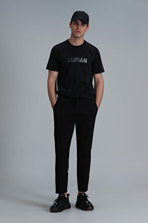 Benjamın Modern Grafik T- Shirt Siyah