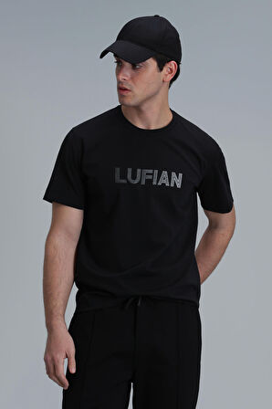 Benjamın Modern Grafik T- Shirt Siyah