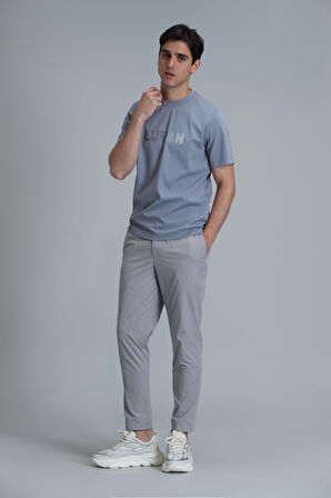 Benjamın Modern Grafik T- Shirt Mavi