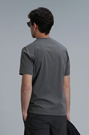 Lufian Erkek Antony Modern Grafik T-Shirt 111020204 Yeşil