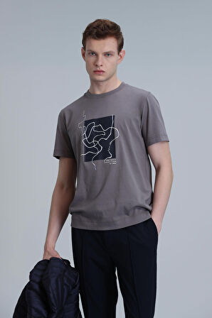 Nally Modern Grafik T- Shirt Vizon