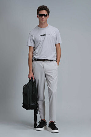 Kane Modern Grafik T-Shirt Taş
