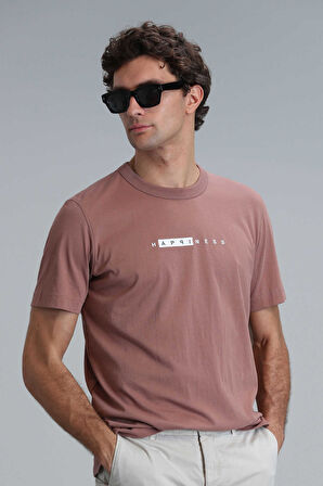 Kane Modern Grafik T-Shirt Tarçın