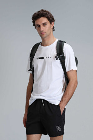 Kane Modern Grafik T-Shirt Beyaz