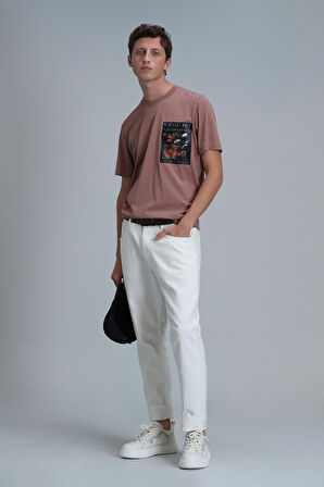 Exotıc Modern Grafik T- Shirt Tarçın