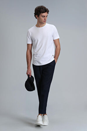 Junya Erkek Basic Tişört Beyaz