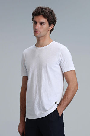 Junya Erkek Basic Tişört Beyaz